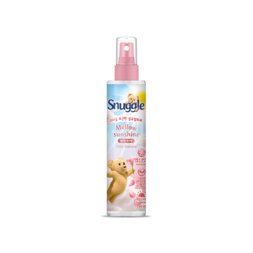 스너글 섬유탈취제 멜로우 선샤인 본품, 150ml, 3개