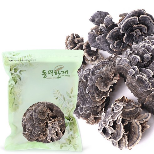 동의한재 자연산 국산 운지버섯 구름버섯 500g x 2개