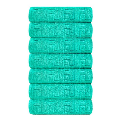 테토 7P 시그니처 수피마 수건 230g, 에메랄드, 7개