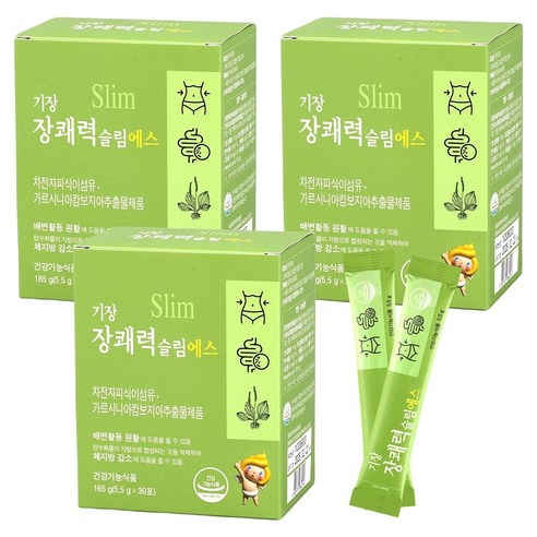 기장 장쾌력슬림에스 쾌변 차전자피 식이섬유 영양제