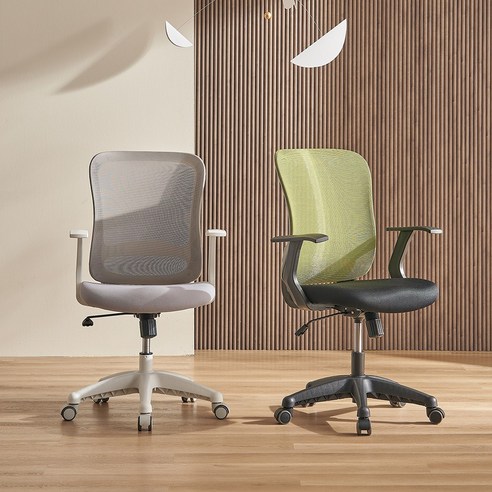 직장과 집에서 편안하고 생산적인 하루를 위한 데이브 화이트 책상의자