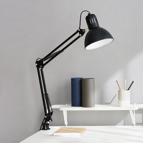 PROP 워크/클램프 램프 E26 KS1893W/2, 블랙 5447.4057