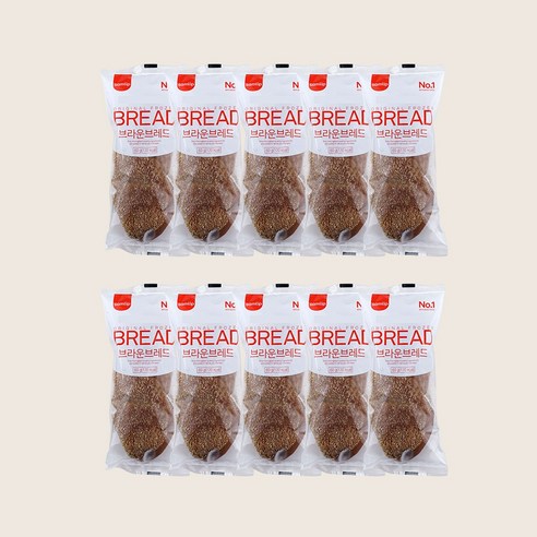 삼립식품 브라운 브레드-60gx10봉, 60g, 10개