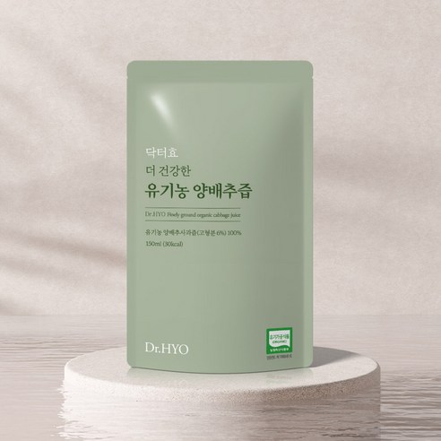 닥터효 더 건강한 유기농 양배추즙 3000ml, 20팩, 150ml
