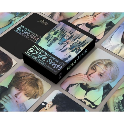 스트레이키즈 포카 포토카드 1박스(55장) 16종, 08.[홀로그램]SOCIAL PATH