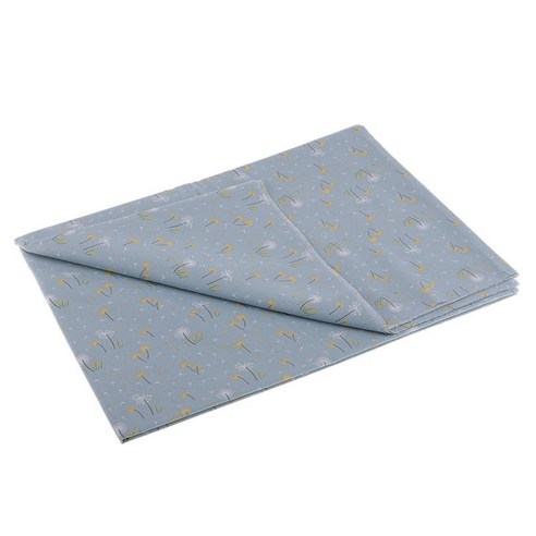 0.5/1 미터 DIY 바느질 침구 쿠션 베개 재료에 대 한 인쇄 된 부드러운 면화 원단, 블루, 코튼