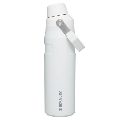 스탠리 에어로플로우 2.0 스테인리스 스틸 진공 보온병, 프로스트 화이트, 1개, 473ml