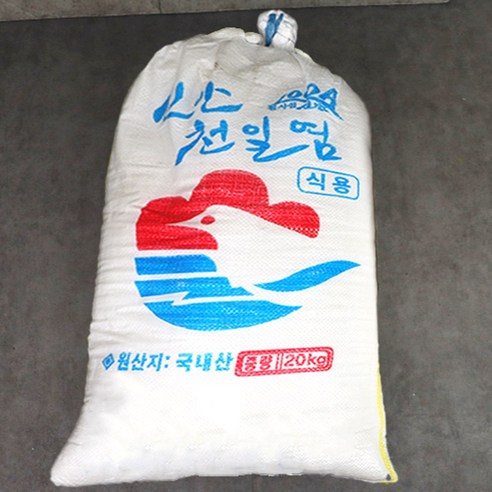 신안 천일염 굵은소금 이력제, 1포, 20kg