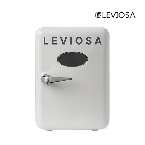 레비오사 멀티 미니 냉장고 4L LEMR-400RF 화이트 레트로 감성 다용도 가정용 화장품 냉장고