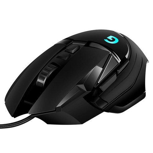 G502 유선 게임 기계 마우스 RGB 게임 안티 스웨터 LED 백라이트 실용적인 유선 마우스 블랙, 하나, 보여진 바와 같이