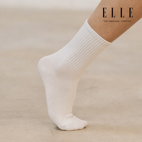 발 냄새 걱정 끝 엘르 베이직 양말 8족 후기