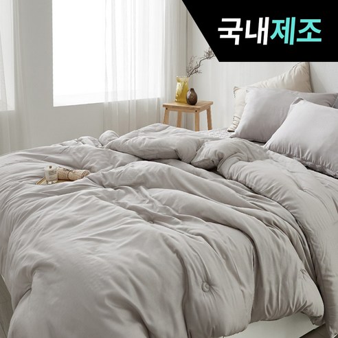 포근함과 건강을 모두 잡는 띵스룸 크림슈 이불세트