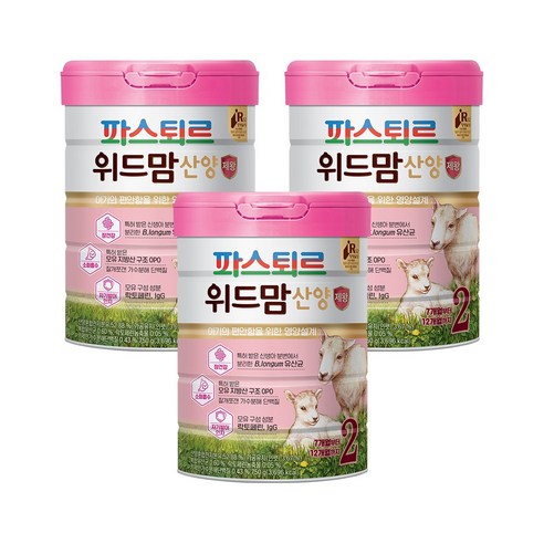 위드맘 산양 분유 2단계, 750g, 2개