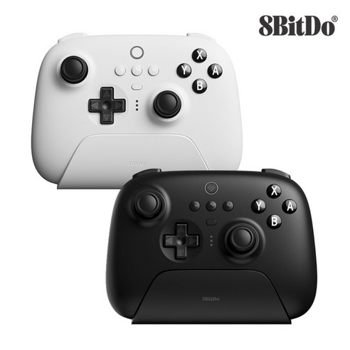 8bitdo 얼티밋 컨트롤러 NS 버전 충전독 포함 블루투스 조이패드 얼티메이트, 오리온무선[NS버전아이스화이트