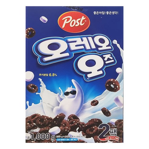 New 포스트 오레오 오즈 500gx2입, 500g, 2개