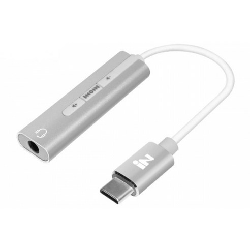 (IN) USB-C to 사운드카드 버츄얼7.1채널사운드지원 볼륨조절 외장형사운드카드