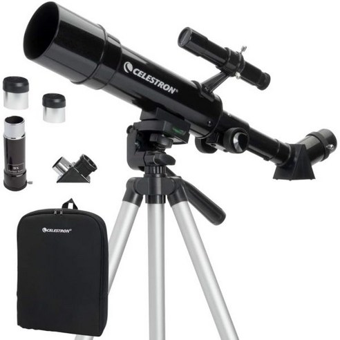 Celestron 50mm Travel Scope - 휴대용 굴절 망원경 - 완전 코팅 유리 광학 - 입문자 추천, 50 with Backpack Celestron