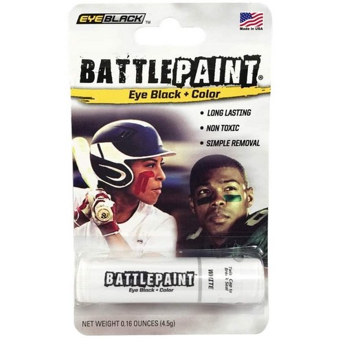 EYEBLACK Color Battle Paint 아이블랙 컬러 페이스 페인팅 그리즈 스틱, 화이트
