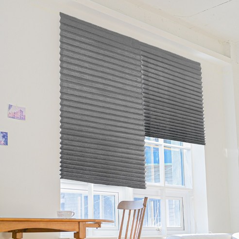 빛을 완벽하게 차단하는 마법, 노블민트 붙이는 암막 블라인드 무타공암막블라인드