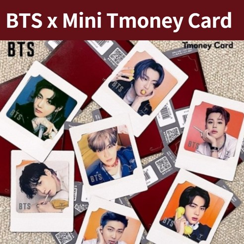 BTS와 함께하는 매일의 모험을 위한 BTS MINI 교통카드