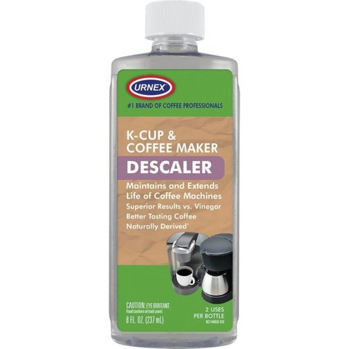 드롱기 전기팟 무선 전기포트 Descaler (병당 2개 사용) - Keurig Nespresso Delonghi 및 모든 일회용 커피 에스프레소 기계용 범용 Descaling, 1