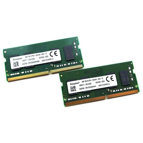 Kingstоn 8GB 키트(2 x 4GB) DDR4 3200MHz PC4-25600 비 ECC 언버퍼드 260핀 SoDimm OEM 노트북 메모리 KCDT82-MIE