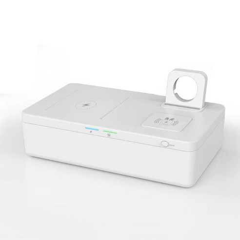 면도기 칫솔 소독 uv 살균기 3 대 1 15W 고속 충전 무선 충전기 UV 상자 다기능, [01] WHITE, 0 WHITE