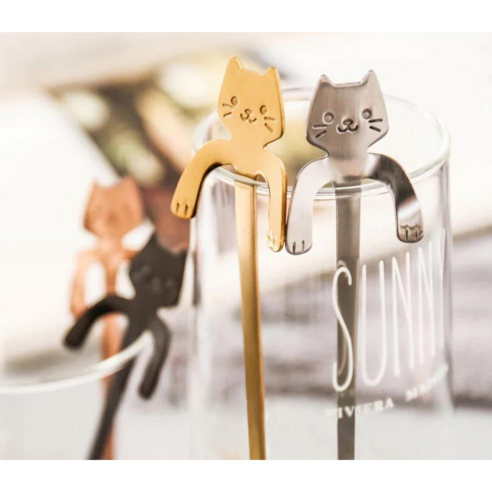 고급스러운 디자인과 뛰어난 실용성을 갖춘 쥬띠크 고양이 하이볼 머들러