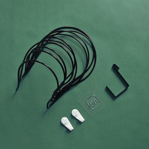 리얼피키 내맘대로 DIY 모자걸이, 블랙, 1개