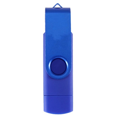 Monland 플래시 디스크 산화 클립 (USB + 유형 C) 3.0 1백28기가바이트 메모리 U 디스크 안드로이드 장치에 대한 / PC 태블릿 맥 (다크 블루), 다크 블루