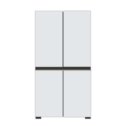   LG전자 LG 디오스 오브제 냉장고 T873MWW012 NS홈쇼핑, 단일옵션