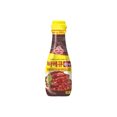 오뚜기 바베큐소스 매운맛, 280g, 10개