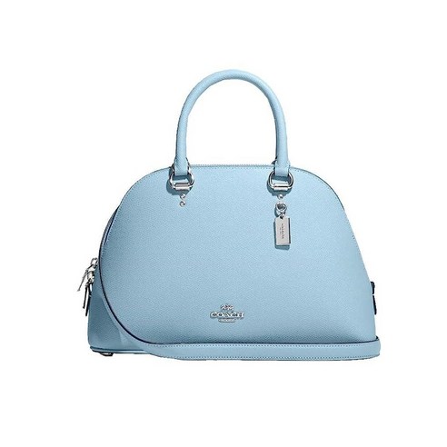 코치 여성용 크로스그레인 가죽 Katy 사첼 분필. 206019