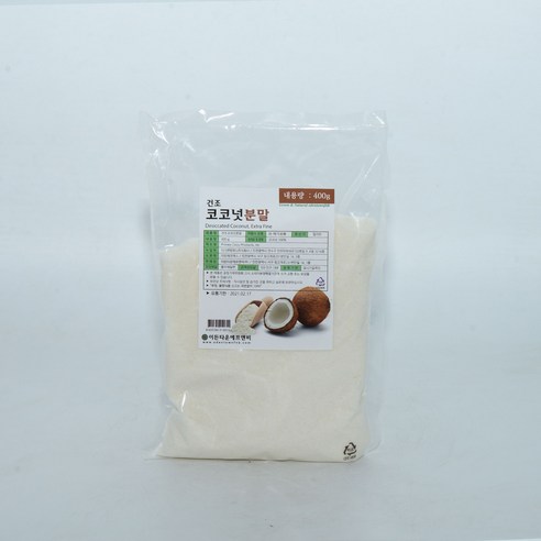 이든타운 건조 코코넛 분말 400g, 1개, 본상품선택