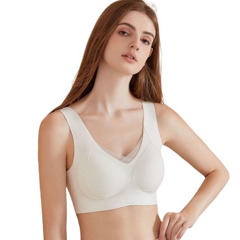 편안함과 볼륨을 동시에! MOTRIA 노와이어 심리스 브라로 자신감 UP!