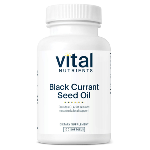 Vital Nutrients - Black Currant Seed Oil - Essential Omega 6 Fatty Acid - Contains Gamma Linolenic A