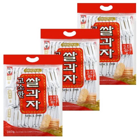 미왕 고소한 쌀과자, 250g, 6개