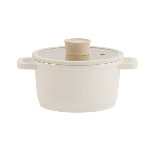르난세 로제 IH 인덕션 양수냄비 16cm, 색상:핑크, 1개, 색상:핑크