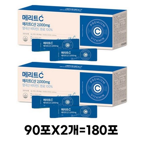 휴온스 메리트C 메리트C산 비타민 2000mg 90p, 5개, 360g