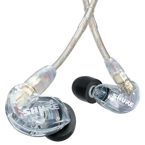 슈어 SE215 CLEAR 이어폰: 음악 애호가를 위한 섬세한 선택 슈어이어폰