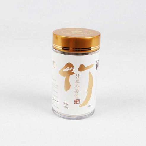 세계 유일 무형 문화재 전통 공법 삼보죽염 9번 구운 자죽염 분말, 230g, 1개