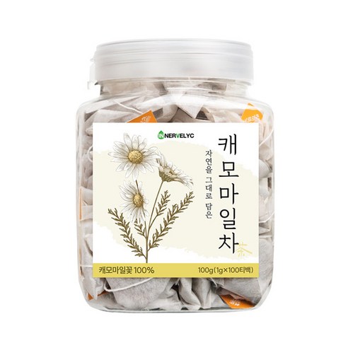 이너블릭 캐모마일차 티백 PLA 친환경 필터, 1g, 100개입, 1개