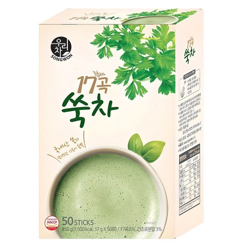 건강한 일상을 위한 우리차 17곡쑥차 쑥차