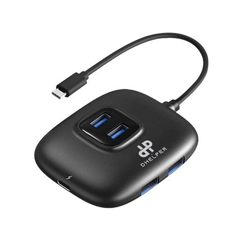 UC-CP275 C타입 USB3.0허브 4포트 PD고속충전 확장 멀티 분배기 노트북 PC, 1개