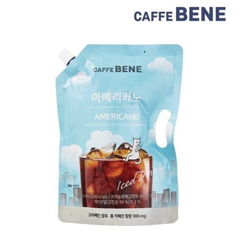 카페베네 커피 파우치, 1L, 1개
