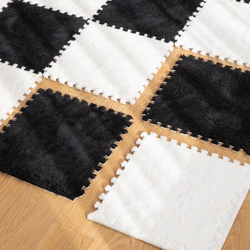 온기브 카페트 애견 강아지 미끄럼방지 층간소음 퍼즐 매트, 화이트, 10개