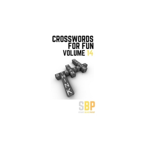 Crosswords For Fun: Volume 14 Paperback, Independently Published, English, 9798552797608