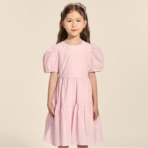  닥스 리틀 닥스키즈 라벤더 크리스피 볼륨원피스 DRM12NJ65M LV