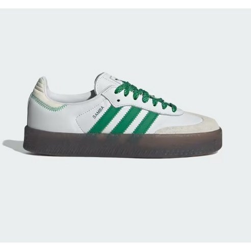 사계절 내내 다양한 활동에 활용 가능한 아디다스 Sambae 그린 초록 라인 운동화