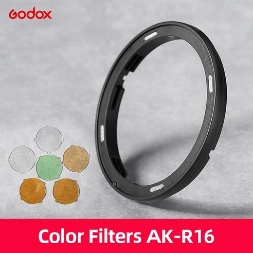 Godox AK-R1 헤드 AD200 H200R V1 플래시 용 S-R1 헛간 문 스누트 컬러 필터 반사판 벌집 디퓨저 볼, [09] AK-R16